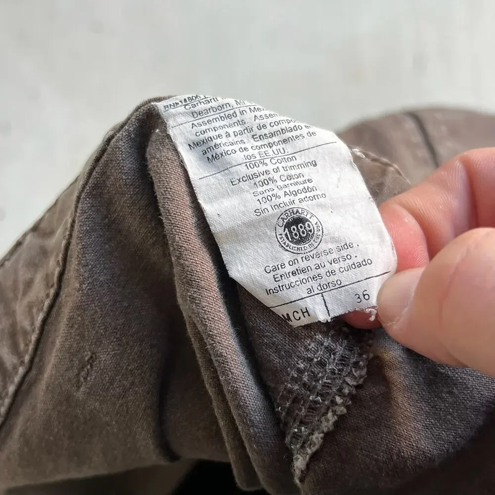 Carhartt B144 MCH brown work wear carpenter shorts
